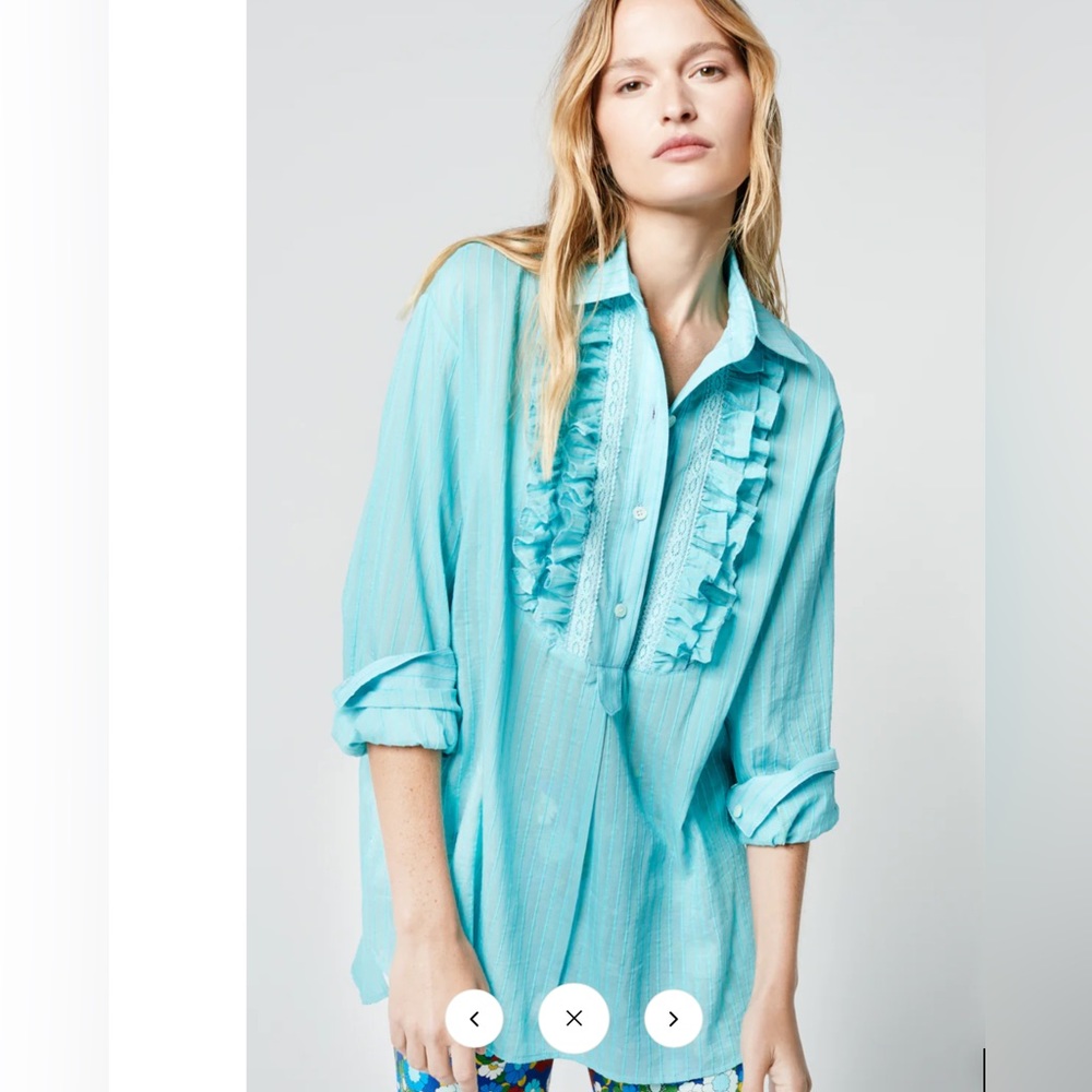 SMYTHE Oversized Tuxedo Shirt